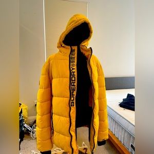 Superdry Yellow Sports Puffer